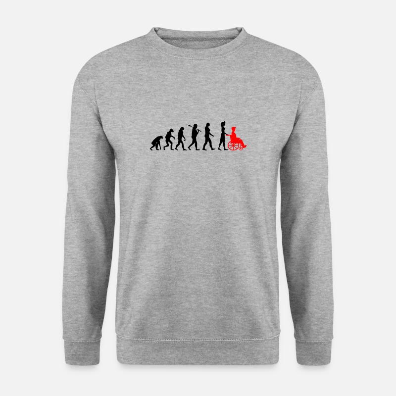 · Infirmière T-shirt Évolution · Soins infirmiers - Sweat-shirt Unisexe - gris chiné