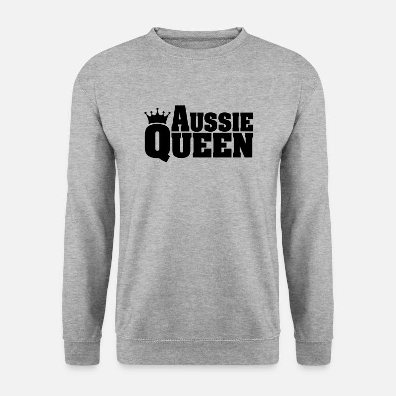 AUSSIE QUEEN Australian Shepherd - Unisex Sweatshirt - salt & pepper
