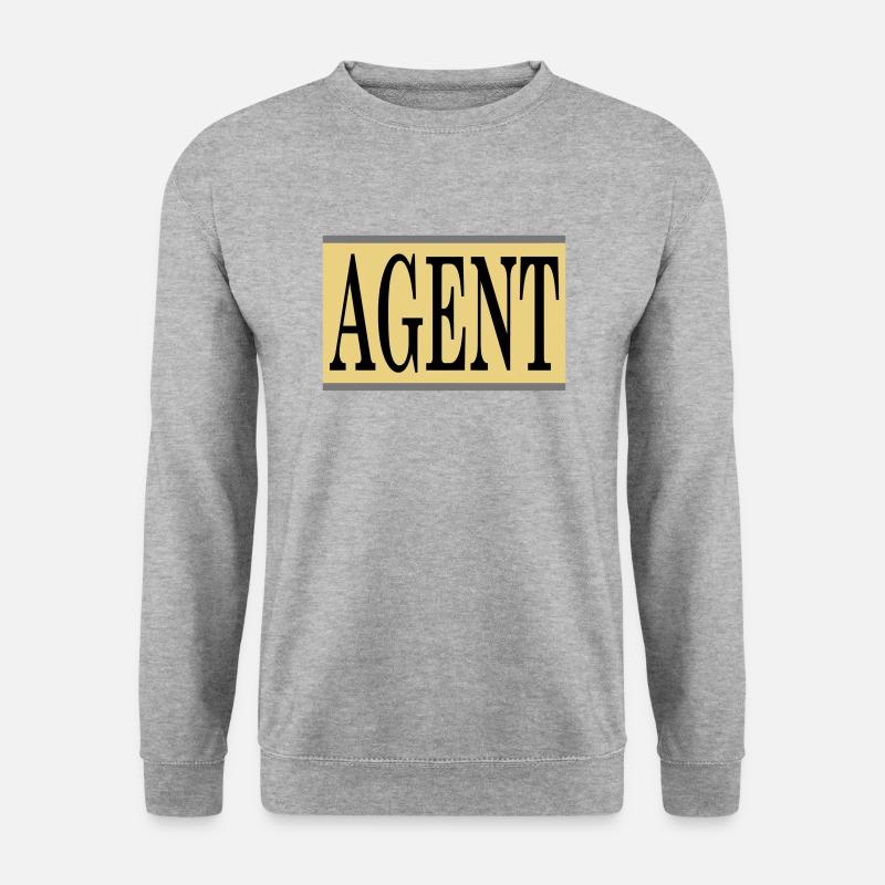 agent - Unisex Sweatshirt - salt & pepper