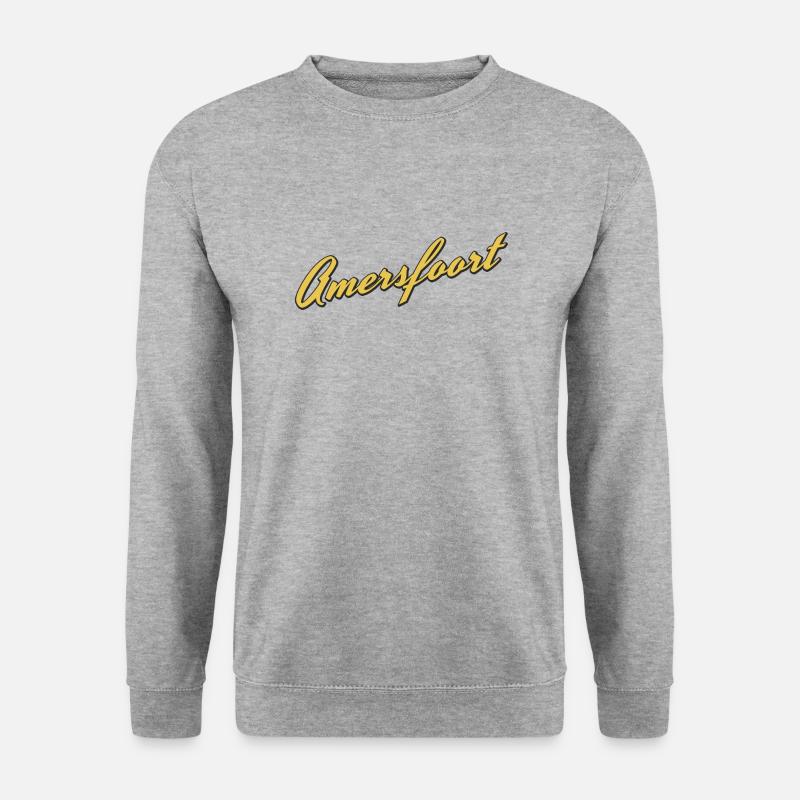 Amersfoort - Unisex Pullover - Weißgrau meliert