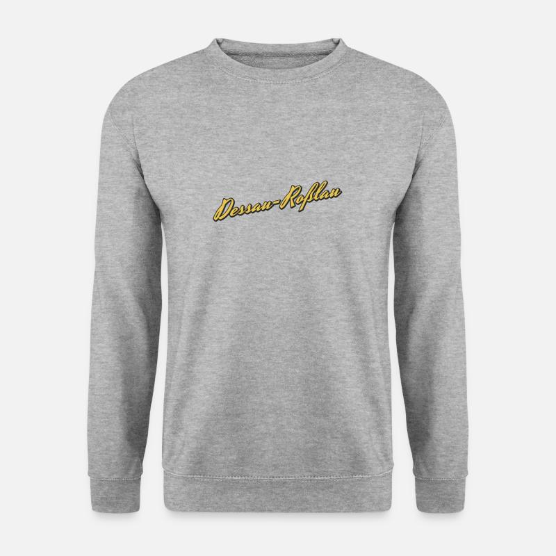 Dessau-Roßlau - Unisex Pullover - Weißgrau meliert