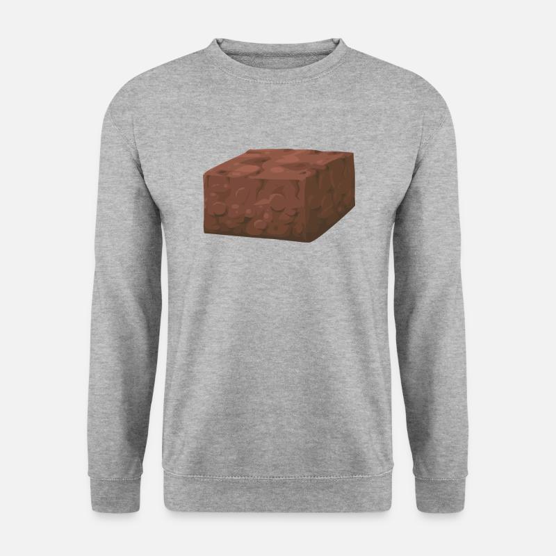 Brownie - Unisex Pullover - Weißgrau meliert