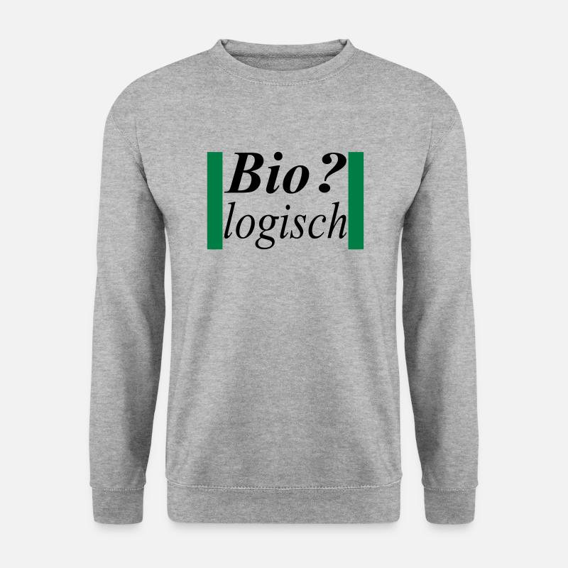 biologisch / Alles Bio - Unisex Pullover - Weißgrau meliert