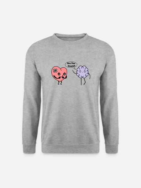 Learn Heart - Unisex Sweatshirt - salt & pepper
