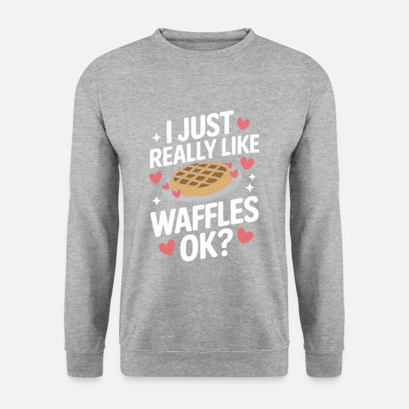 Waffles Breakfast Sweets - Unisex Sweatshirt - salt & pepper