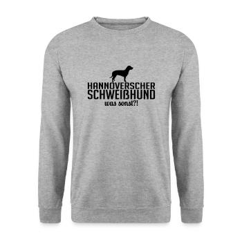 HANNOVER CSRSE limier quoi d'autre - Sweat-shirt Unisexe - gris chiné - Devant - Alina (178cm) & Michal (187cm)