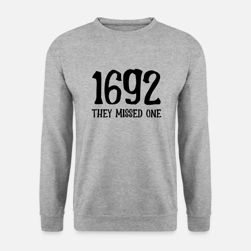 1692 verpassten sie einen - Unisex Pullover - Weißgrau meliert