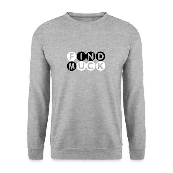 Trouvez muck. T-shirt de poison tout simplement Mindfuck. - Sweat-shirt Unisexe - gris chiné - Devant - Alina (178cm) & Michal (187cm)