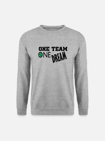 en drøm - Unisex sweater - hvidgrå meleret