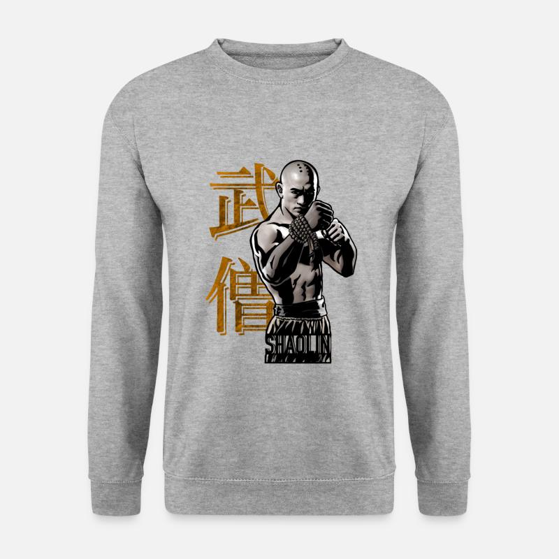 Kung Fu - Unisex Pullover - Weißgrau meliert