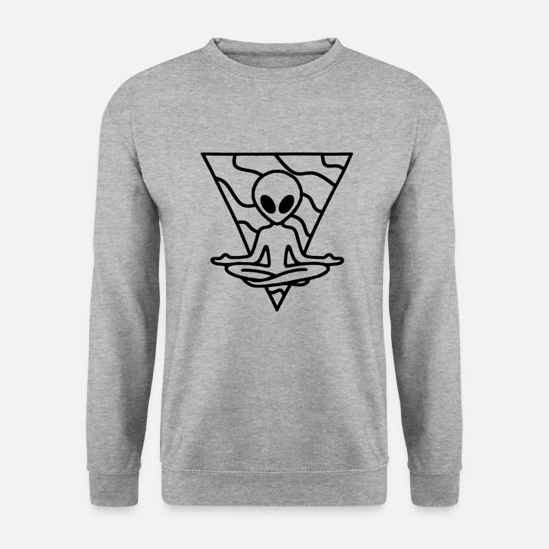Tao - Unisex Pullover - Weißgrau meliert