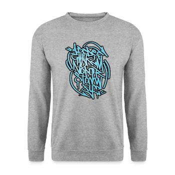 ABC - Sweat-shirt Unisexe - gris chiné - Devant - Alina (178cm) & Michal (187cm)