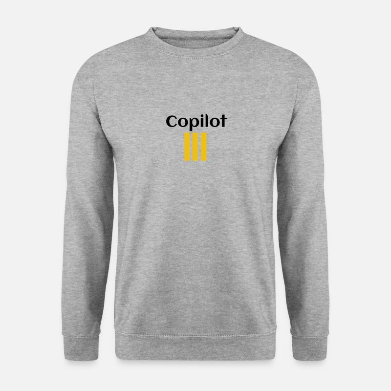 Copilot - Unisex Pullover - Weißgrau meliert