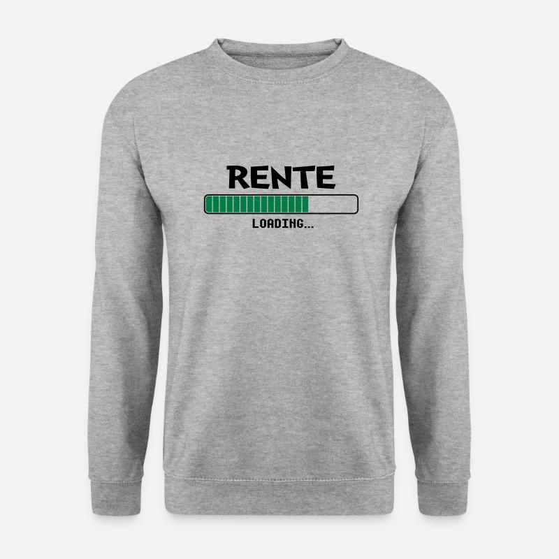 Rente Loading - Unisex Pullover - Weißgrau meliert