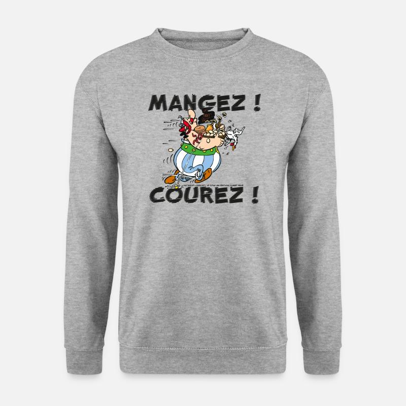Obelix - Eat! Run! - Unisex Sweatshirt - salt & pepper