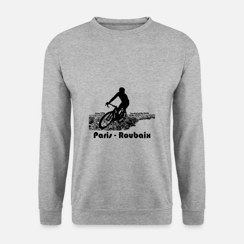 Paris - Roubaix - Unisex Pullover - Weißgrau meliert