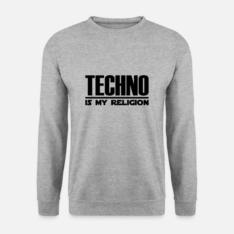 Techno Is My Religion - Raver - Unisex Sweatshirt - salt & pepper