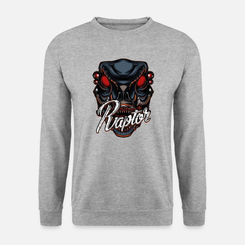 Raptor - Unisex Pullover - Weißgrau meliert