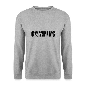 Caravane - Sweat-shirt Unisexe - gris chiné - Devant - Alina (178cm) & Michal (187cm)