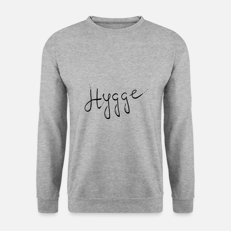 Hygge - Unisex Pullover - Weißgrau meliert