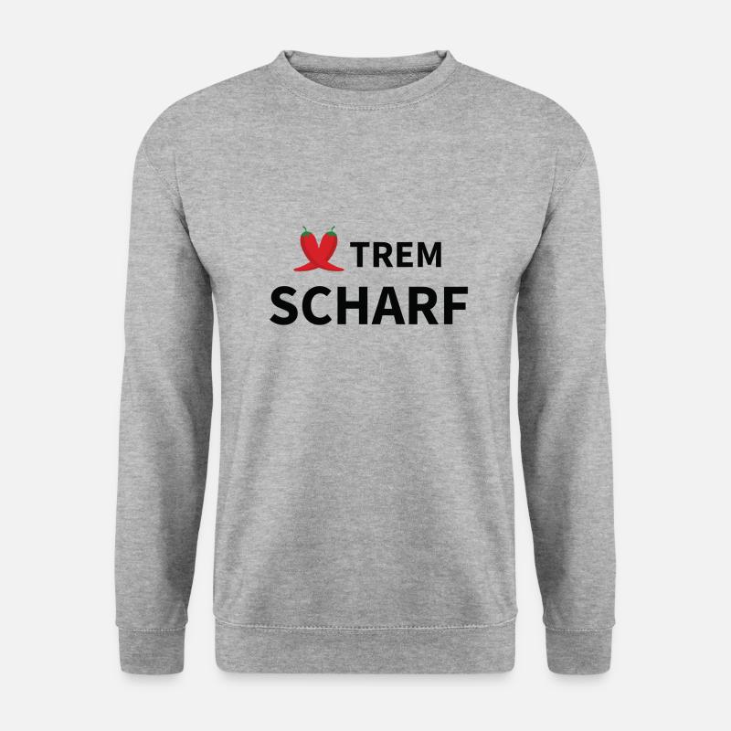 XTREM Scharf - Unisex Pullover - Weißgrau meliert