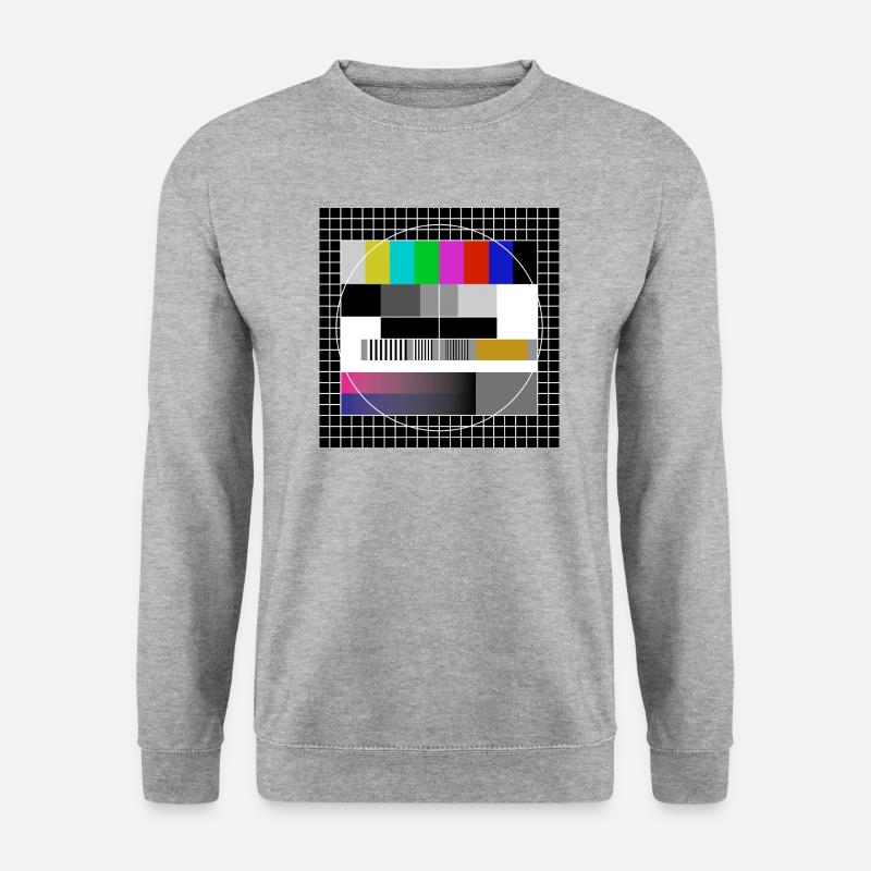 sendepause - Unisex Pullover - Weißgrau meliert