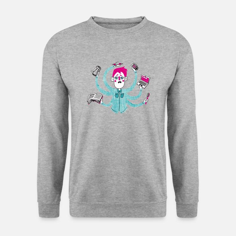 Multitasking - Unisex Sweatshirt - salt & pepper