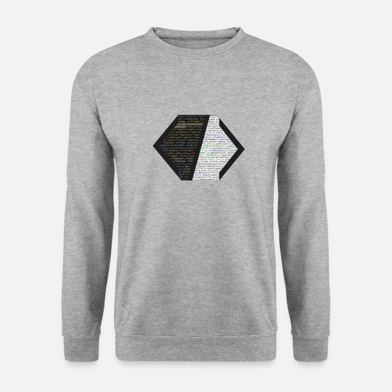 brackets - Unisex Sweatshirt - salt & pepper