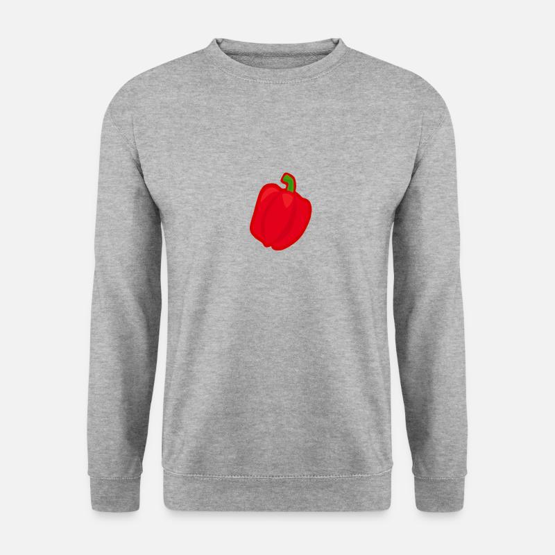 Paprika - Unisex Pullover - Weißgrau meliert