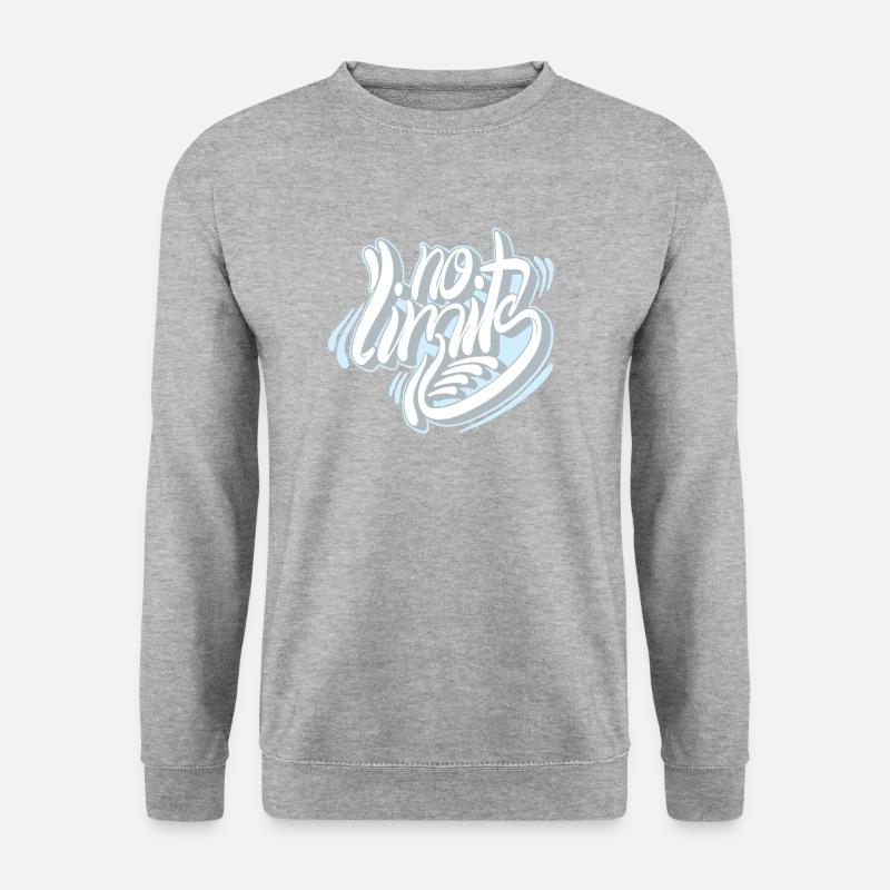 No limits - Unisex Sweatshirt - salt & pepper
