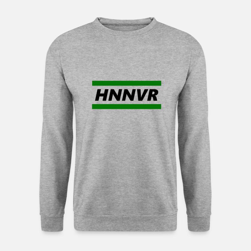 HNNVR schwarz - Unisex Pullover - Weißgrau meliert