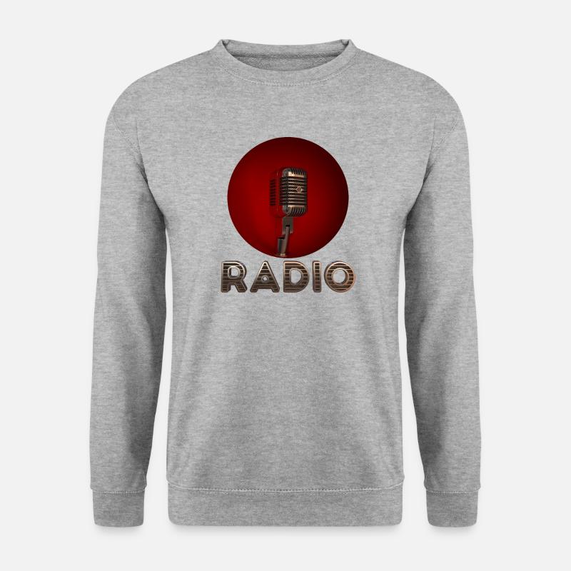 Microphone - Unisex Sweatshirt - salt & pepper