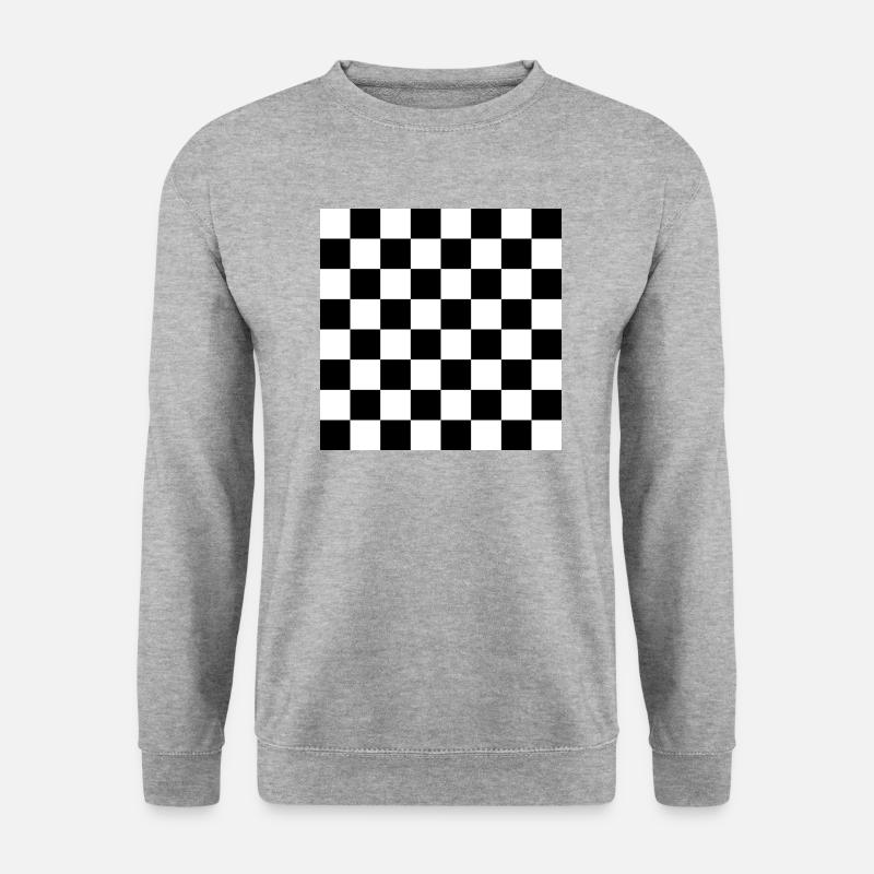 Chequer - Unisex Sweatshirt - salt & pepper
