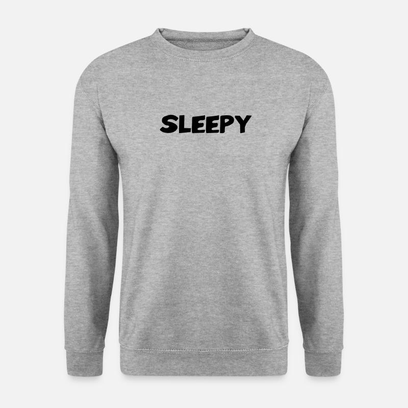 Zwerge Cosplay Märchen Fashing Geschenk Sleepy - Unisex Pullover - Weißgrau meliert