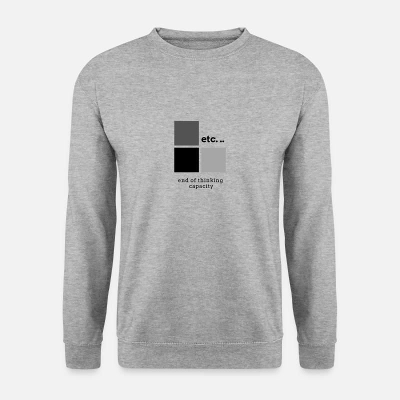 etc - Unisex Sweatshirt - salt & pepper