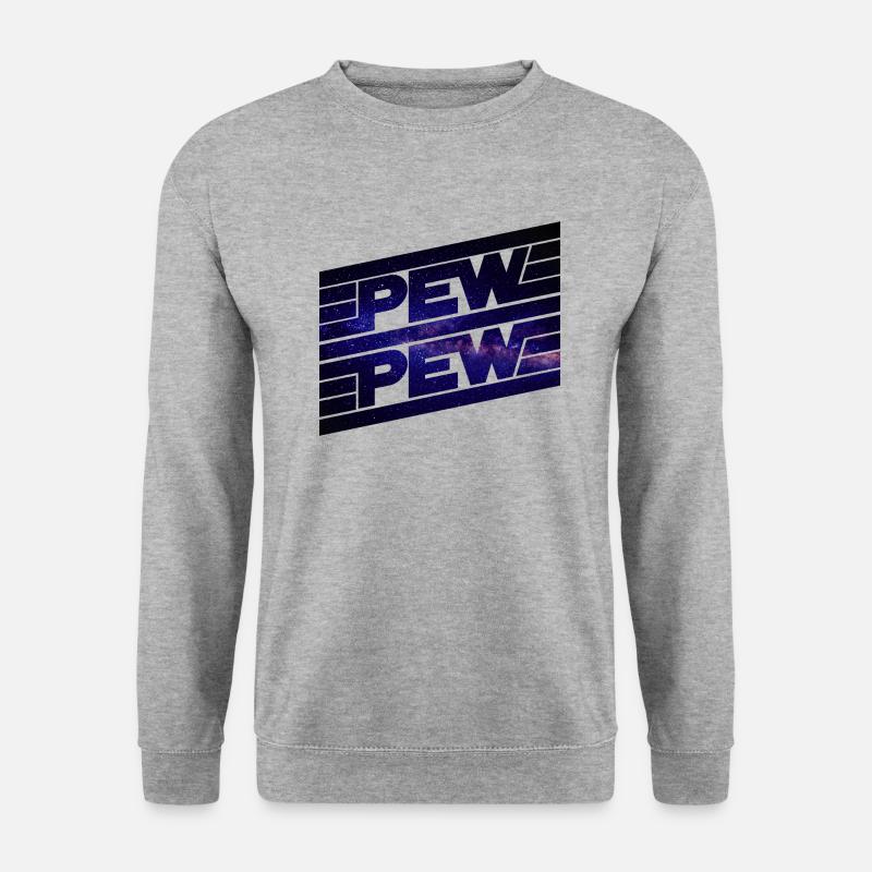 PewPew Sci Fi - Unisex Sweatshirt - salt & pepper