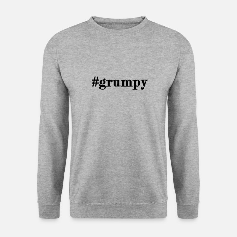 #grumpy - Sweat-shirt Unisexe - gris chiné