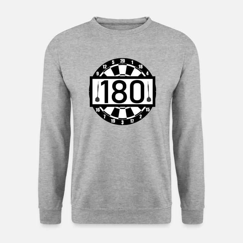 Darts WM / Darts World Cup - Unisex Pullover - Weißgrau meliert