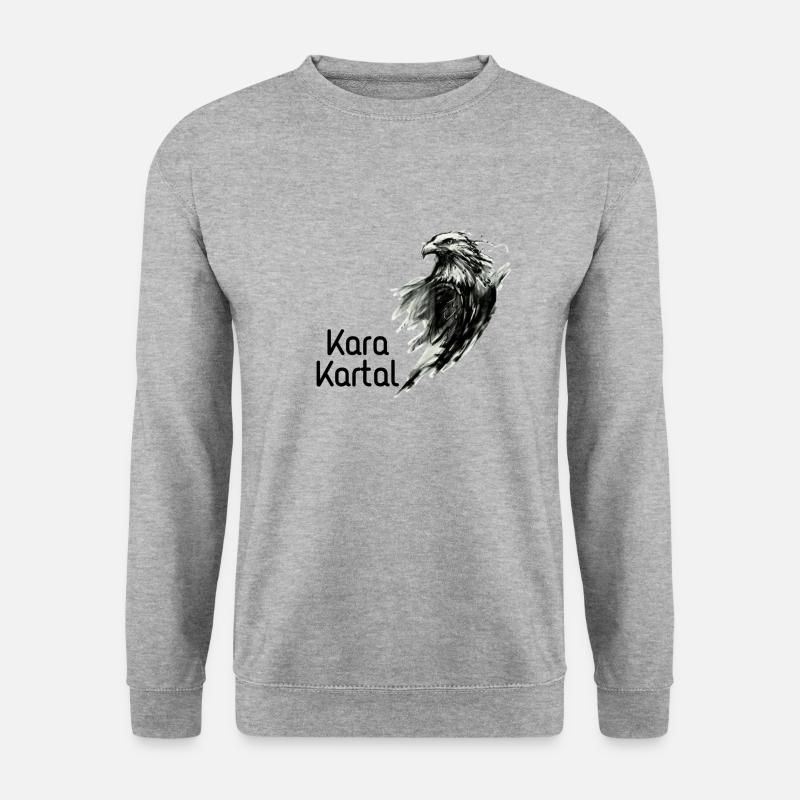 Kartal - Unisex Pullover - Weißgrau meliert