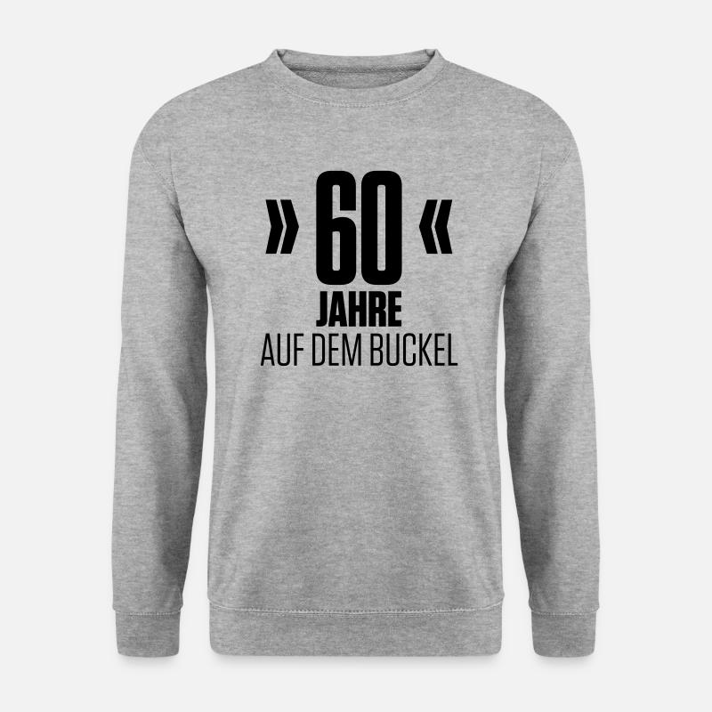 60th birthday - Unisex Sweatshirt - salt & pepper