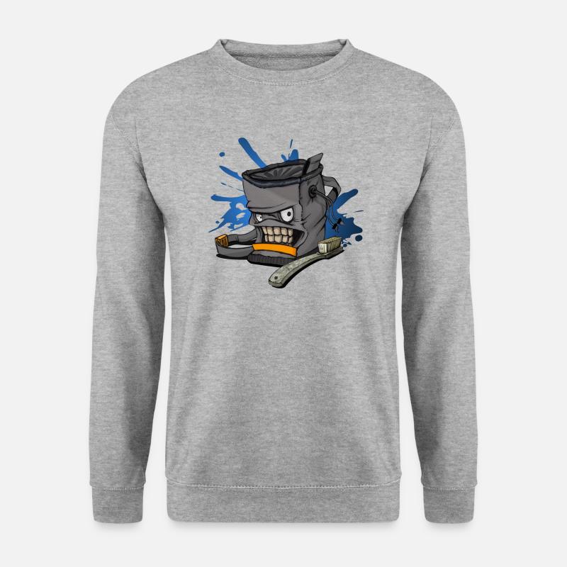 Chalkbag Bouldering Climbing Climber - Unisex Sweatshirt - salt & pepper