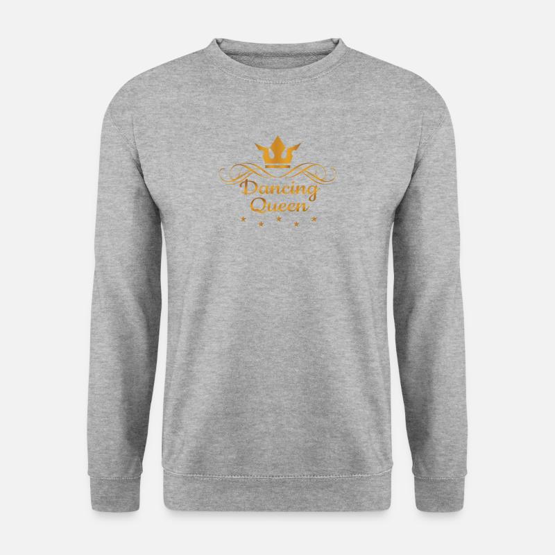 Dancing Queen - Unisex Pullover - Weißgrau meliert