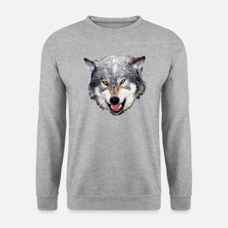 wolf - Unisex Sweatshirt - salt & pepper
