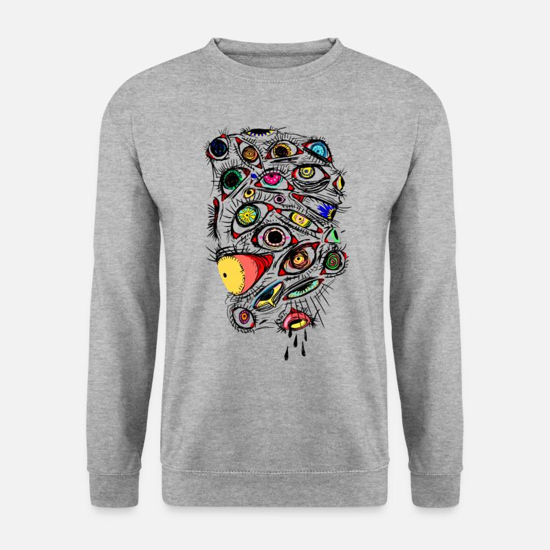 Amass der Klarheit - Unisex Pullover - Weißgrau meliert