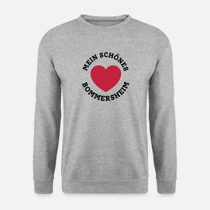 Mein schönes Bommersheim - Unisex Pullover - Weißgrau meliert