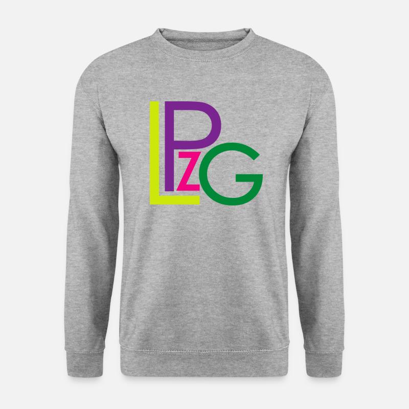 Leipzig - Unisex Pullover - Weißgrau meliert