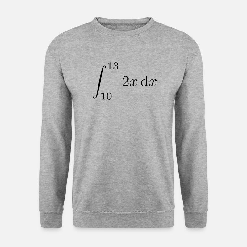 69 - Unisex Pullover - Weißgrau meliert