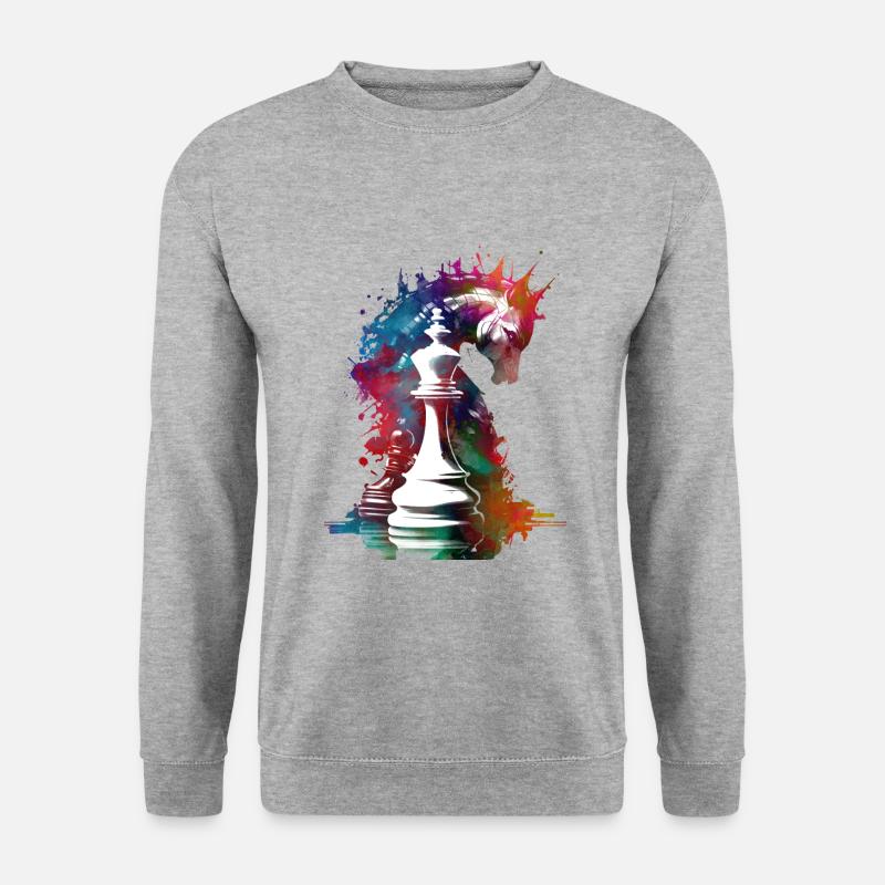 Chess #chess #sport - Unisex Sweatshirt - salt & pepper