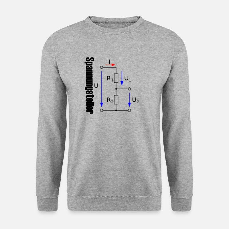 Elektrotechnik Shirt - Unisex Pullover - Weißgrau meliert