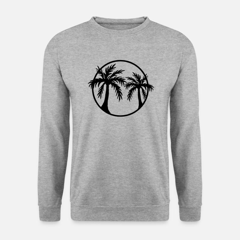 Palm trees - Unisex Sweatshirt - salt & pepper
